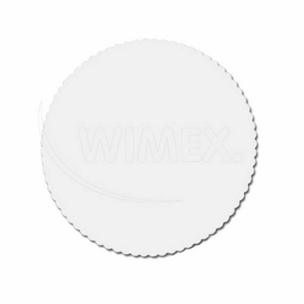 Wimex Lepenkové podložky pod dort kulaté bílé 30 cm (10 ks)