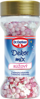 Dr. Oetker Dekor mix růžový (50 g)