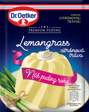 Dr. Oetker Premium puding Lemongrass citronová tráva (40 g)
