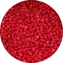 4Cake Cukrová srdíčka červená (80 g)