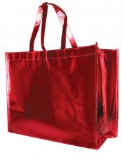 Alvarak nákupná taška Červená metalická