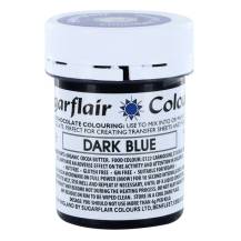 Schokoladenfarbe auf Basis von Kakaobutter Sugarflair Dark Blue (35 g)