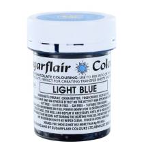 Kakaóvaj alapú csokoládé színe Sugarflair Light Blue (35 g)
