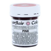 Kakaóvaj alapú csokoládé szín Sugarflair Pink (35 g)