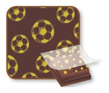 Bombasei transfer foil Soccer balls light 36.5 x 25 cm
