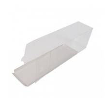Roll box with transparent lid (35 x 10 x 14 cm)
