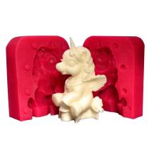 Cesil szilikon forma 3D Unicorn