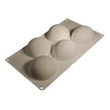Cesil silicone mold for baking/for frozen desserts Hemisphere 8 cm (for 5 pcs.)