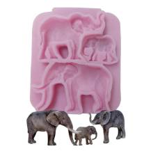 Cesil szilikon forma elefántok