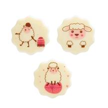 Chocolate decoration Sheep with eggs (6 pcs)