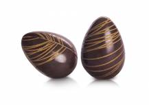 Csokoládé dekoráció Sötét tojás (6 db)