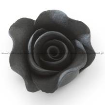 Cukrová dekorace Růže černé perleťové (16 ks)