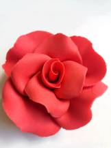 Cukrová růže velká červená (9 ks)