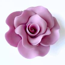 Cukrová růže velká lila (9 ks)