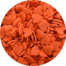 Red sugar hearts (70 g)