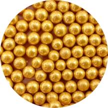 Perles de sucre dorées grosses (80 g)