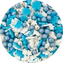 Cukrový mix modro-biely (50 g)
