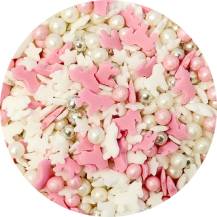 Pink-white sugar mix (50 g) Best before 5/27/2024!