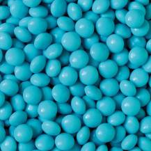 Decora čokoládové mini lentilky modré (80 g)