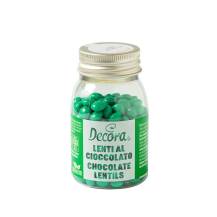 Decora čokoládové mini lentilky zelené (80 g)