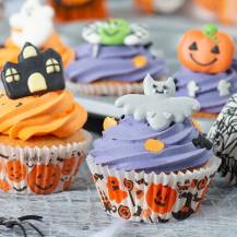 Decora košíčky na muffiny Bílé s halloweenským motivem (36 ks) 2