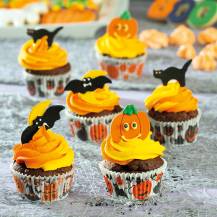 Decora košíčky na muffiny Bílé s halloweenským motivem (36 ks) 3