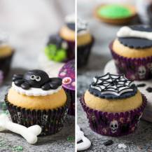 Decora košíčky na muffiny Černé a fialové s halloweenským motivem (36 ks) 2