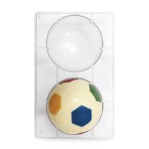 Decora polykarbonátová forma na čokoládu Fotbalové míče 12 cm