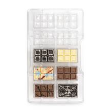 Decora polykarbonátová forma na čokoládu Mini tabulky