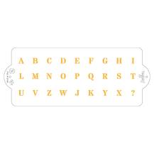 Decora-Schablone Alphabet