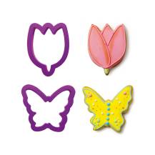 Decora vykrajovátko Tulipán a motýl (2 ks) 1