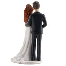 Dekora figurka Novomanžené držící se za ruce 18 cm