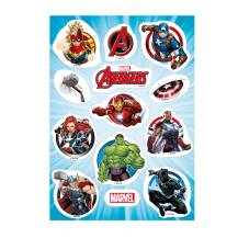 Dekor essbares Bild auf Avengers-Stoff 21 x 15 cm Haltbarkeit bis 03/2024!