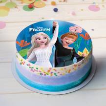 Dekora jedlý obrázek na hmotě Frozen 15,5 cm