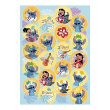 Dekora jedlá hmota Stitch (kolečka 3,4 cm)