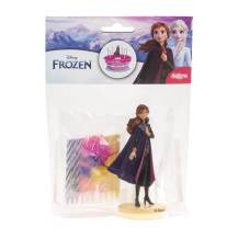 Dekora nejedlá dekorace se svíčkami Anna (Frozen)