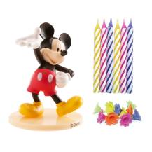 Dekora nejedlá dekorace se svíčkami Mickey Mouse