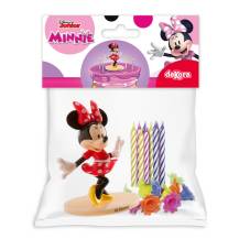 Dekora nejedlá dekorace se svíčkami Minnie Mouse