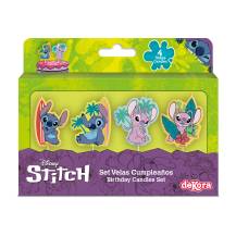 Dekora svíčky Stitch (4 ks)