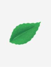 Dekoracja papierowa jadalna Zielone liście (400 szt.)