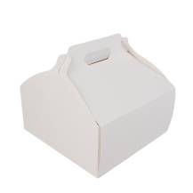 Cake box white with handle (25 x 25 x 12 cm)