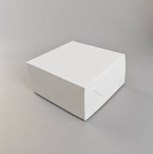 Dortová krabice JOY bílá nepromastitelná (20 x 20 x 10 cm)