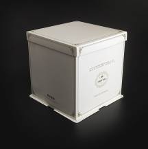 Dortový box bílý s 2 okny (23,5 x 23,5 x 24 cm)
