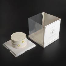 Dortový box bílý s 2 okny (23,5 x 23,5 x 24 cm)