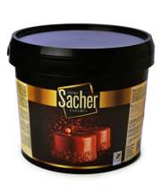 Eurocao Sacher glossy topping with caramel flavor (6 kg)