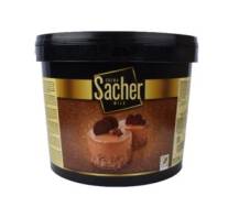 Eurocao Sacher fényes máz tejcsokoládé ízzel (6 kg)