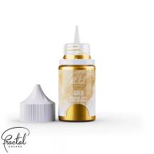 Jedlá airbrush perleťová barva tekutá Fractal - Gold (33 g)