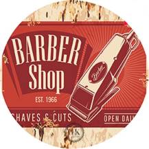 Edible picture Barber shop Valid until 01/2024!