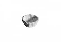 Non-greasy mini muffin cups White 3.5 x 2 cm (100 pcs)