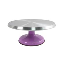 Metal swivel stand purple 30 cm